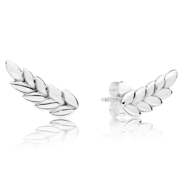 Срібні сережки Pandora "Вигнуті колоски" 297730 MasterSem Київ - фото 1