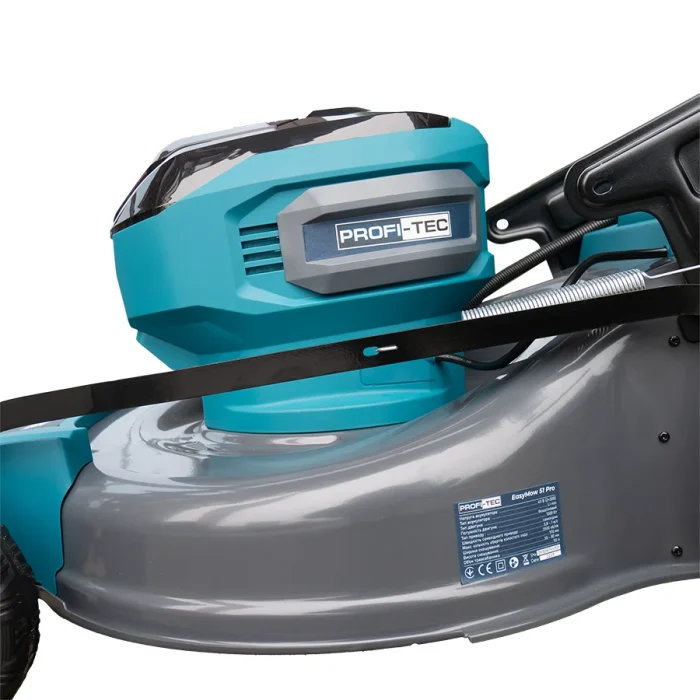 Мощная газонокосилка аккумуляторная PROFI-TEC EasyMow 51 Pro : с АКБ 2шт-20V 8.0Ah, самоходная (007587) Киев - изображение 4
