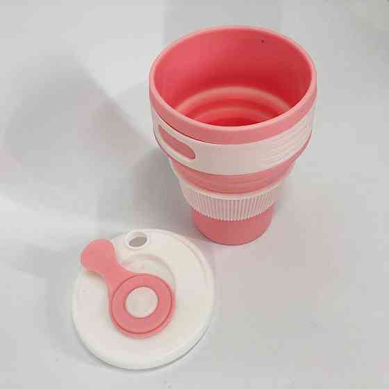 Походная складная чашка 350 мл, Силиконовая туристическая кружка, Силиконовая складная кружка NQ-20 Ивано-Франковск