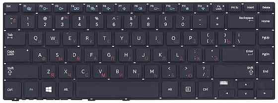 Клавиатура для ноутбука Samsung (470R4E, BA59-03619C) с подсветкой (Light), Black, (No Frame), RU Вінниця