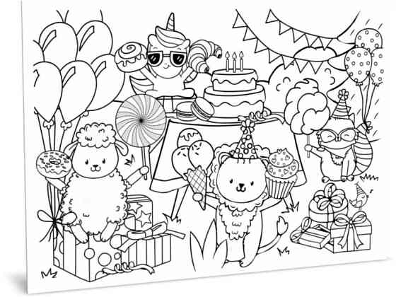 Килимок вивчай-малюй-стирай "Солодощі" ZIRKA 141237 А3 Вінниця