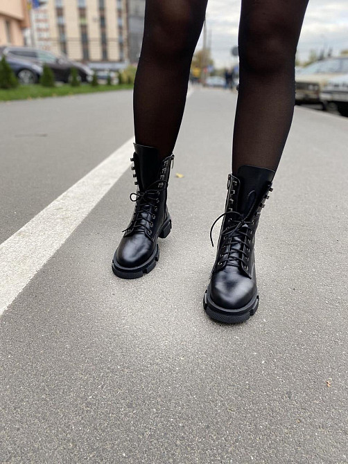 SOTHBY'S Черевики жіночі Sothby's чорні шкіра натуральна 36р. (4213) Коломыя - изображение 9