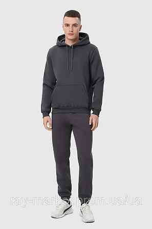 Костюм худи и штаны Ray Basic мужской утепленный темно-серый (U0801M-Dark Grey) XL Киев