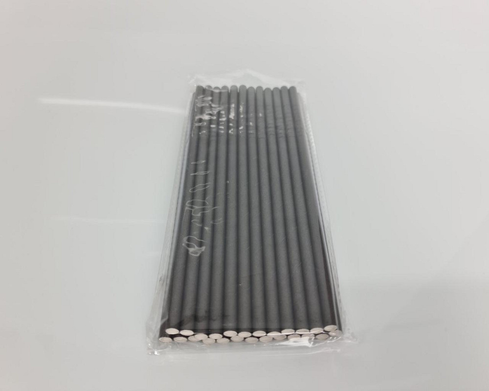 Соломка паперова трубочка Гофра 25шт чорна (1 шт) Харків - фото 4