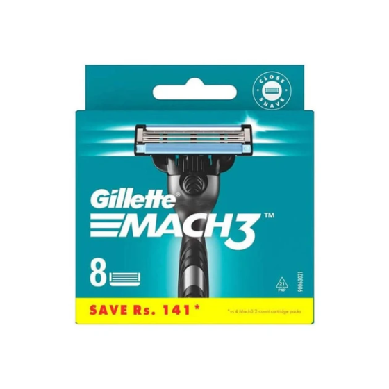 Сменные картриджи для бритья Gillette Mach3 мужские 8 шт Киев