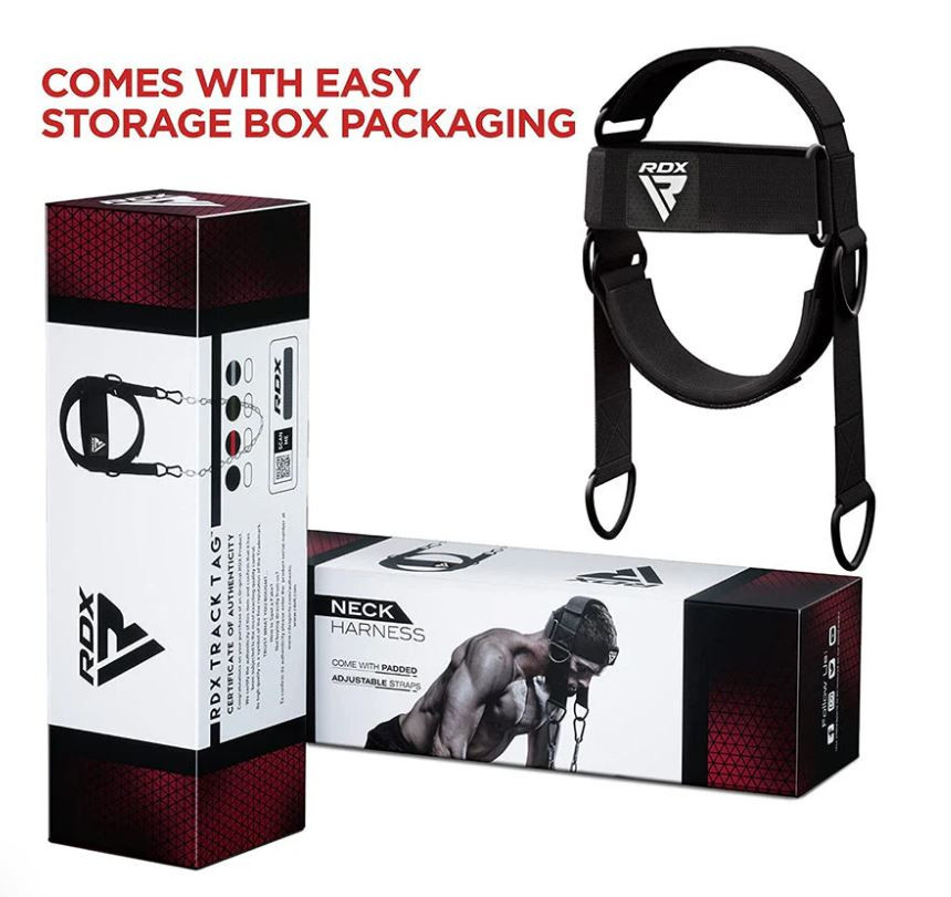 Тренажер для шиї RDX H2 Black Каменское - изображение 4