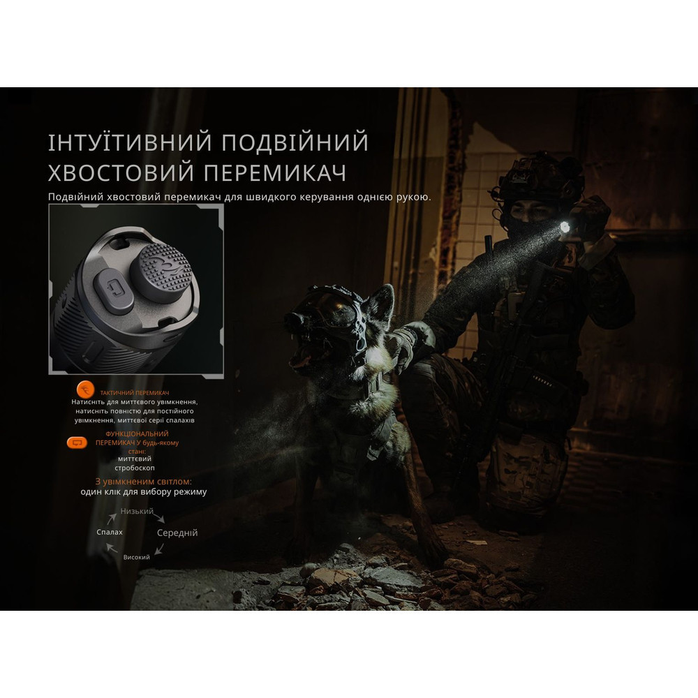 Ліхтар тактичний Fenix TK21R Вінниця - фото 10