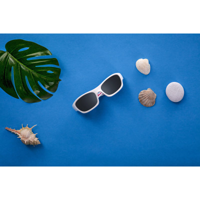 Детские солнцезащитные очки Koolsun Sport бело-розовые 6-12 лет (KS-SPWHCA006) Винница - изображение 4