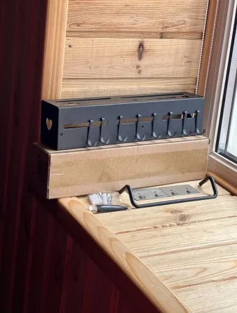 Настенная многофункциональная стойка для хранения кухонных принадлежностей 30 см Коломия