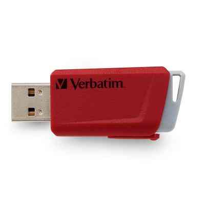 USB флеш накопичувач Verbatim 2x32GB Store 'n' Click Red/Blue USB 3.2 (49308) Вінниця