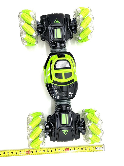 Машина трюкова Limo Toy перевертень всюдихід 2 пульта дистанційного керування Вид 3 Зелена (М 5508) Чернігів - фото 5