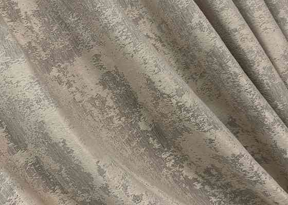 Комплект штор VR-Textil Жаккард Мармур 100х270 2шт и Тюль 300х270 1208ш-1400т Бежево-серый с белым 71-006/1 Киев