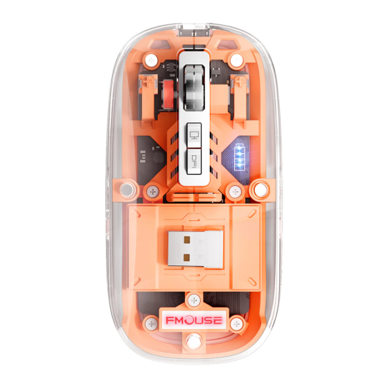 Бездротова миша FMouse M133 2.4 ГГц RGB (акумуляторна) Вінниця