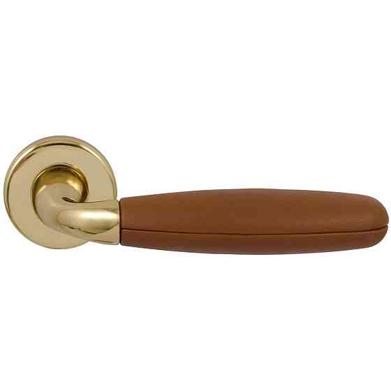 Ручка Olivari Club пол.латунь / св.кор шкіра R ф / з Київ