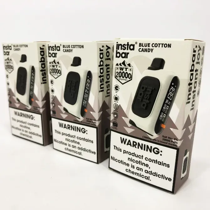 • Синя Солодка Вата • Сигарета InstaBar WT 20000 тяг Київ - фото 2