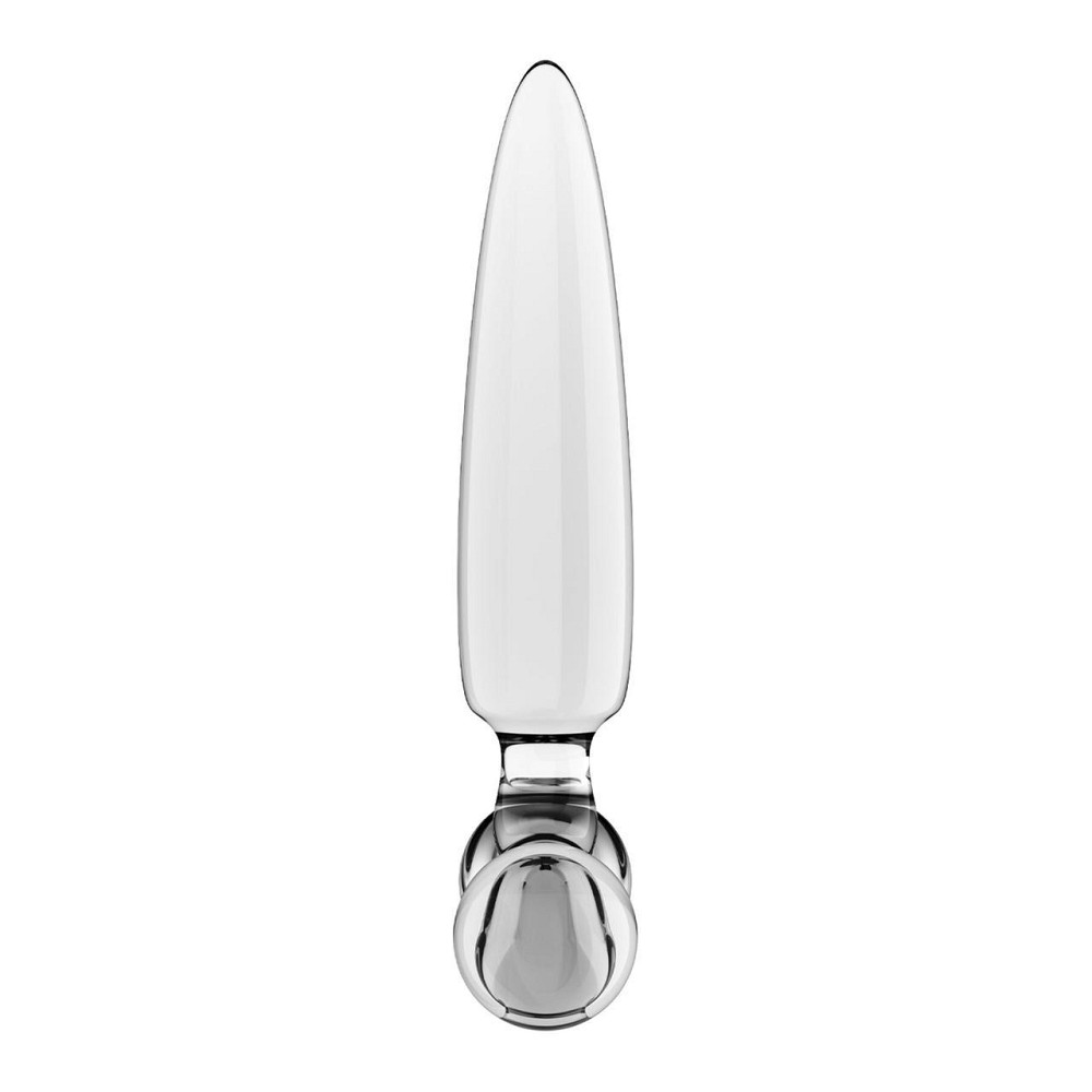 Тристоронній скляний дилдо Satisfyer Triple Crystal 1 Transparent Sex Aura Київ - фото 4