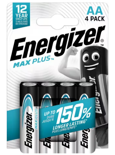 Батарейка Energizer MAX Plus AA (LR6) Алкалінова Потужність Дніпро - фото 1