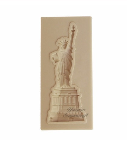 Молд силиконовый Статуя свободы 68 на 25 мм серый Киев - изображение 4