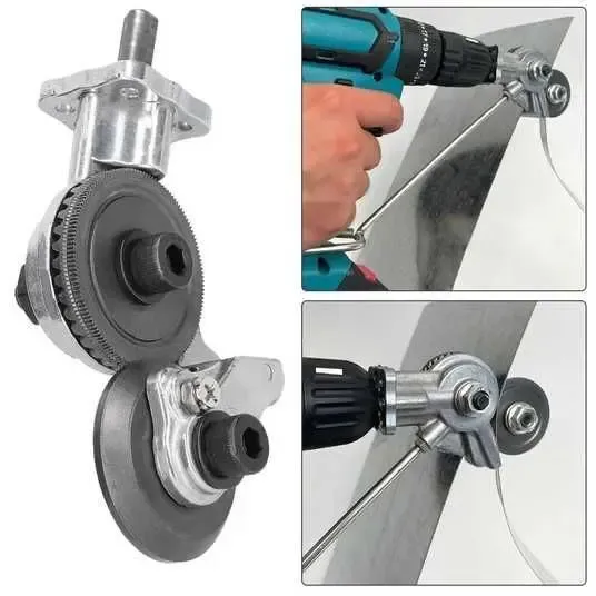 Насадка ножницы на дрель для резки металла / Строительные ножницы на дрель или шуруповерт Коломия