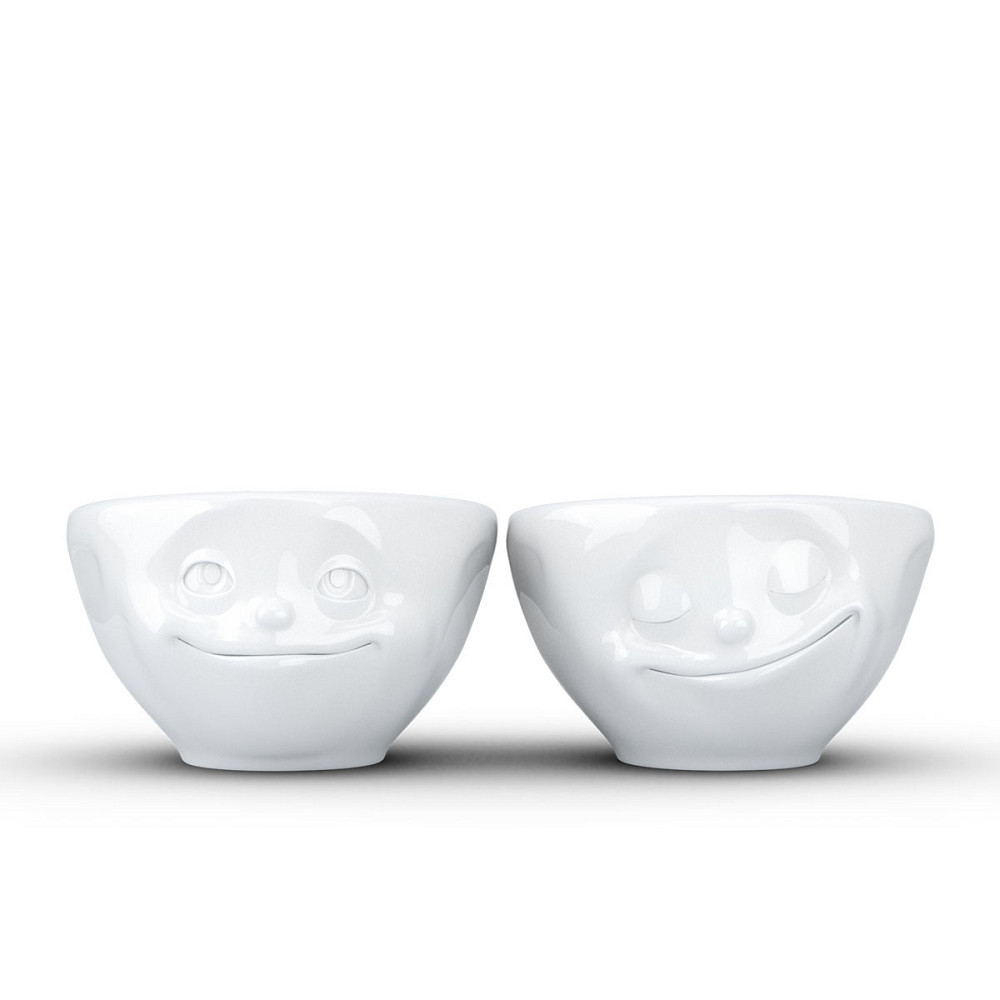 Набор фарфоровых пиал Мечтатель и Счастье Tassen (2 пиалы по 100 мл) Белый Киев - изображение 1