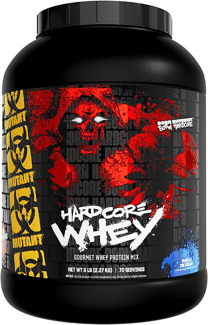 Протеїн Mutant Hardcore Whey 2270 г, Vanilla Ice Cream Луцьк - фото 1