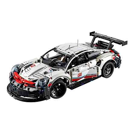 Конструктор машика Техник Porsche 911 RSR 1580 деталей маштаб 1:10 Порш 911 белый Киев