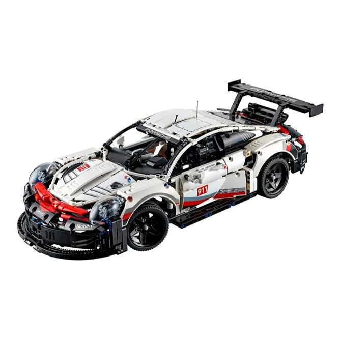 Конструктор машика Техник Porsche 911 RSR 1580 деталей маштаб 1:10 Порш 911 белый Киев - изображение 2
