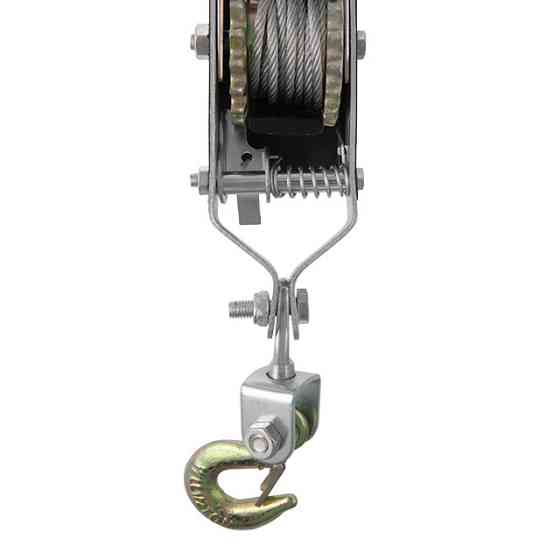 Лебідка важільна INTERTOOL GT1444, 4 т, трос 2,50 м × 5,5 мм - з посиленою конструкцією Львів