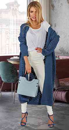 Ажурний в'язаний кардиган (48-52) Київ