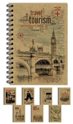 Блокнот "Графіка" спіраль B6 120арк KR61120K клітинка KRAFT з перфор, шт Київ - фото 1