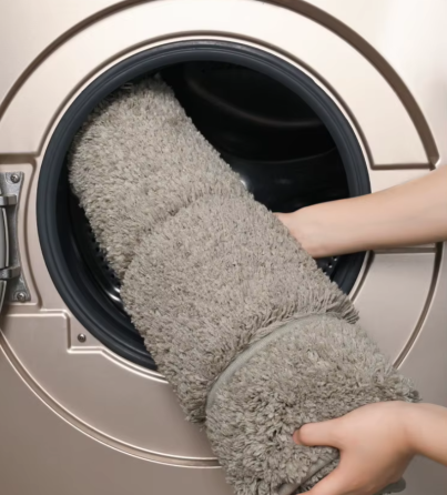 Коврик для ванной и душа коврик с накладкой для ног в ванную комнату,флисовый,атискользящий 50х80 см,серый Каменец-Подольский