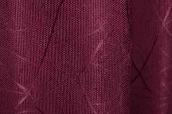 Шторна тканина льон рогожка, колекція "Савана" колір бордовий 571ш Київ