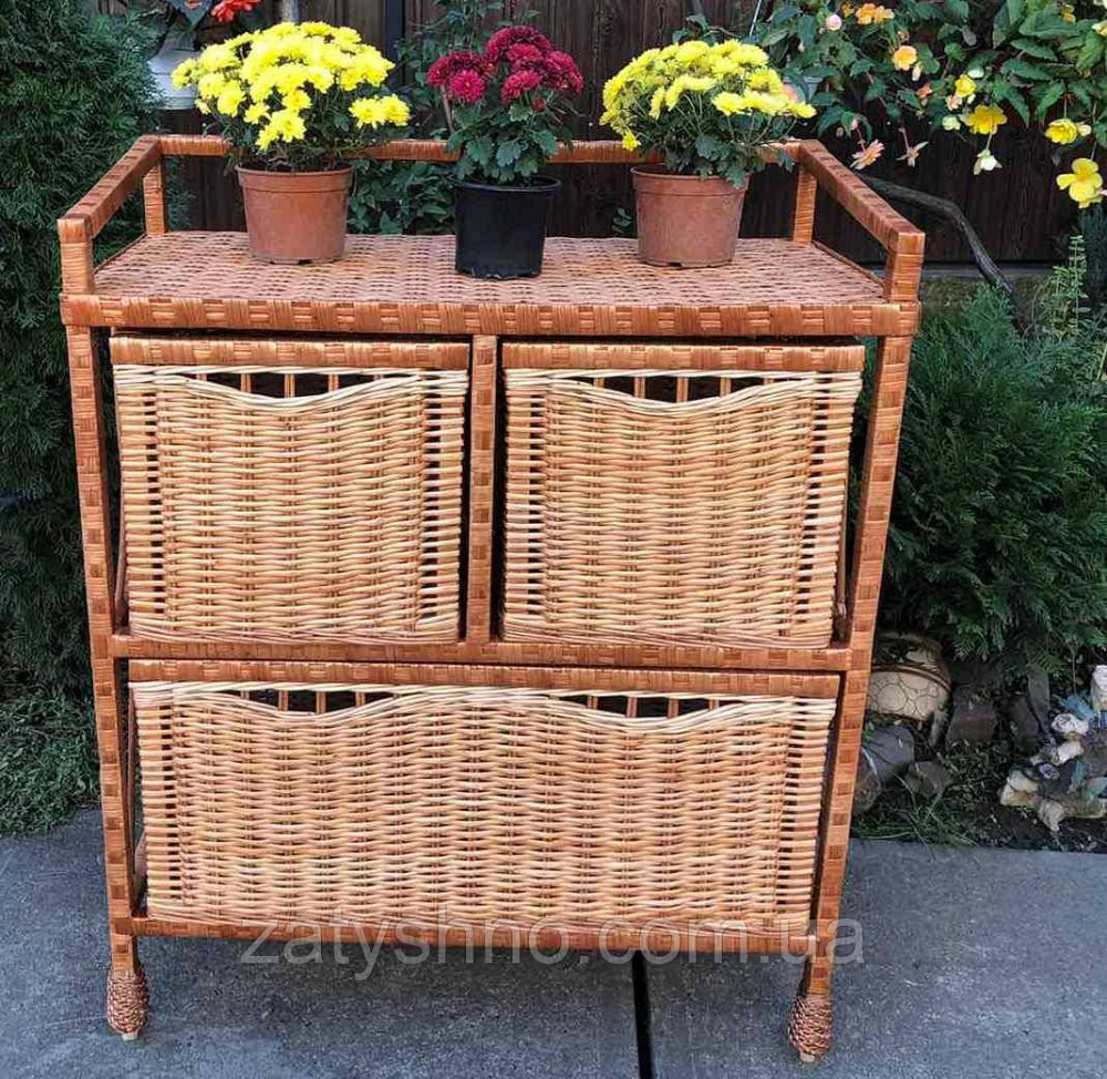 Комод плетеный с ящиками высувными Киев - изображение 4