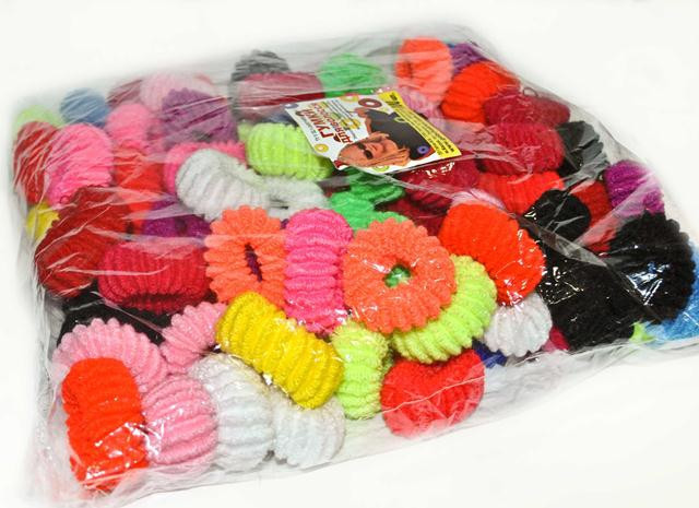 Резиночки для волос разные цвета 100 шт Киев - изображение 1