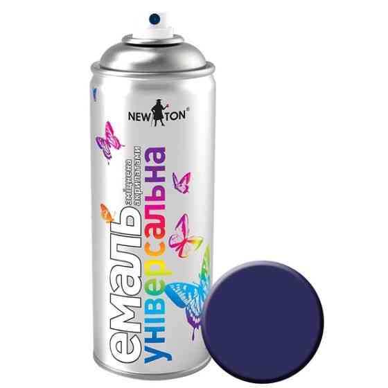 Емаль універсальна 400мл 5022 темно-синій аерозоль NEW TON Житомир