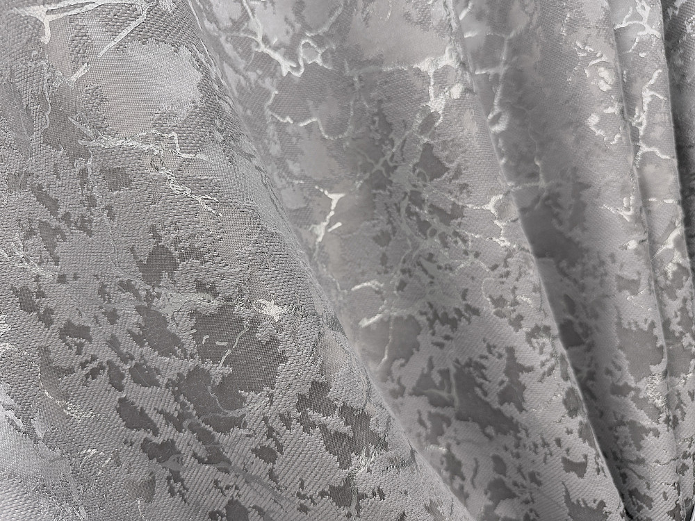 Комплект готовых штор VR-Textil Лен мрамор Royal Touch № 2007ш Светло-серый 130х200 см 2 шт (39-0093) Киев - изображение 8