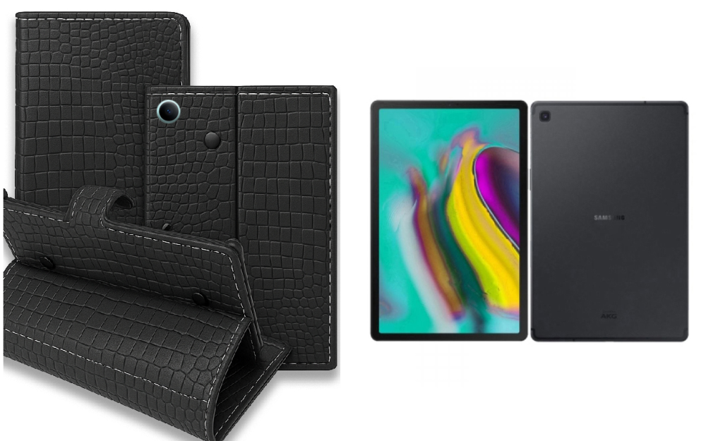 Книжка-трансформер для планшета Samsung Galaxy Tab S10 FE, Tab S10 FE+, Tab S10 Lite 5G, колір Black Krokodil Black Київ - фото 1