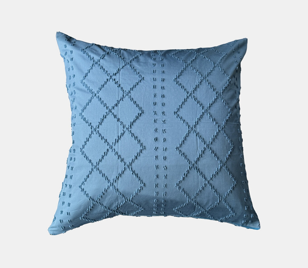 Ecotton Комплект декоративних наволочок Ecotton 45х45 см на змійці Green бірюзовий Коломия - фото 1