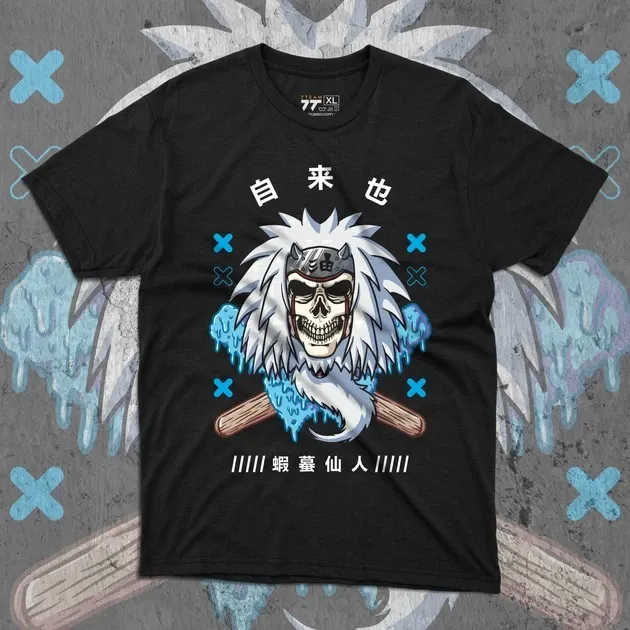 Футболка чоловіча з  принтом Наруто Джирайя Dead Edition Розмір 48 Anime0108 Дніпро - фото 1