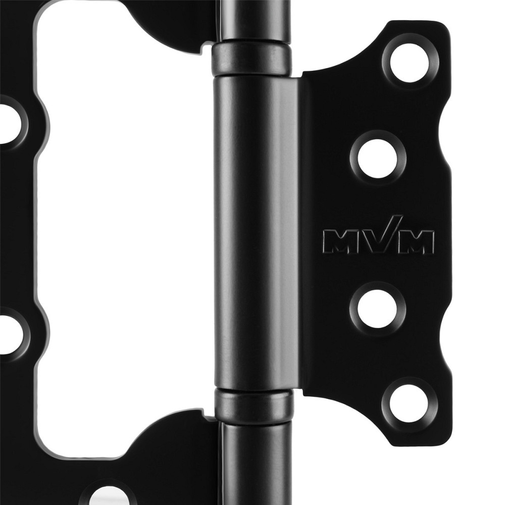 ЗАВИСА ДЛЯ ДВЕРЕЙ УНИВЕРСАЛЬНАЯ НЕВРЕЗНАЯ УСИЛИНА HB-100E BLACK ЧЕРНА Киев - изображение 8