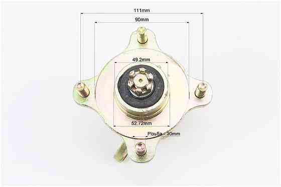 Цапфа (поворотний кулак) ATV 150-250 правий + лівий в зборі з маточкою (на 4 болти) під дискове гальмо (вісь 17мм) Київ