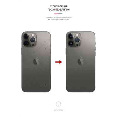 Пленка защитная Armorstandart back side Apple iPhone 13 Pro Carbone Silver (ARM61063) Винница