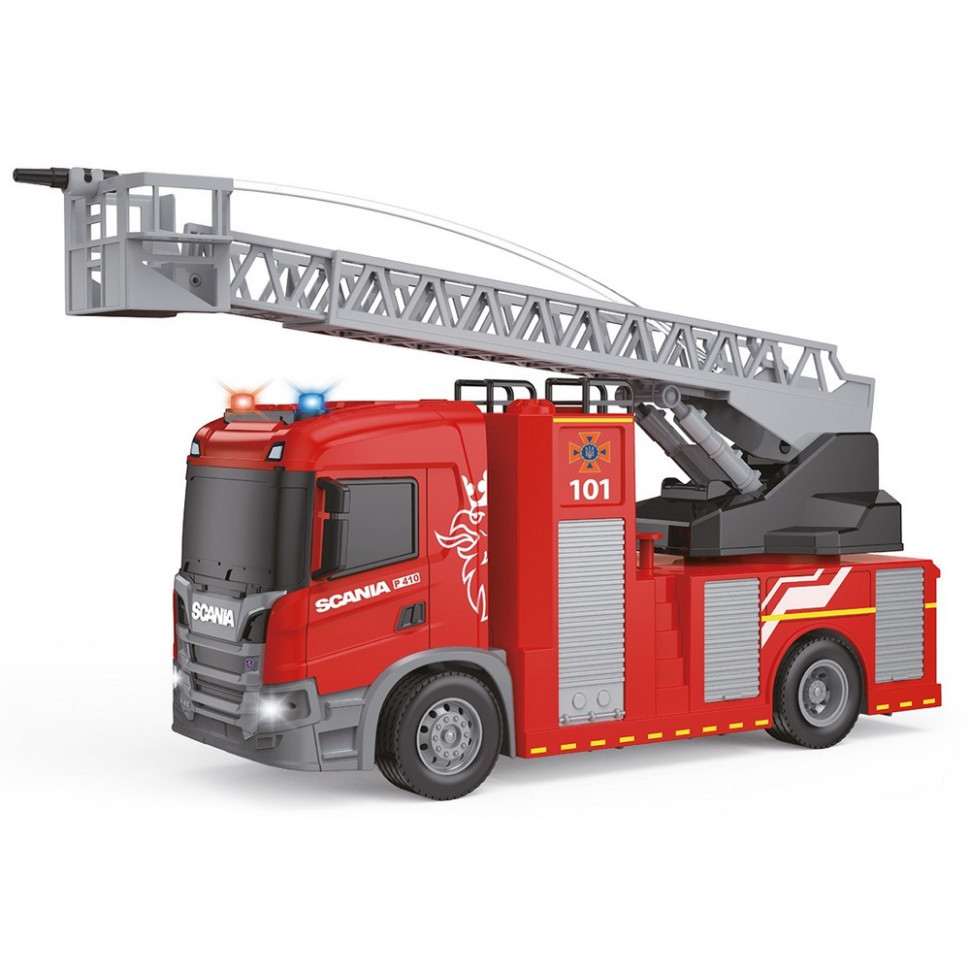 Автомодель дитяча Scania "Пожежна машина" TechnoDrive 6407KS, світло, звук Вінниця - фото 1