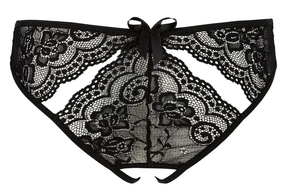 Відкриті трусики САРА чорні Sex Aura Київ - фото 4