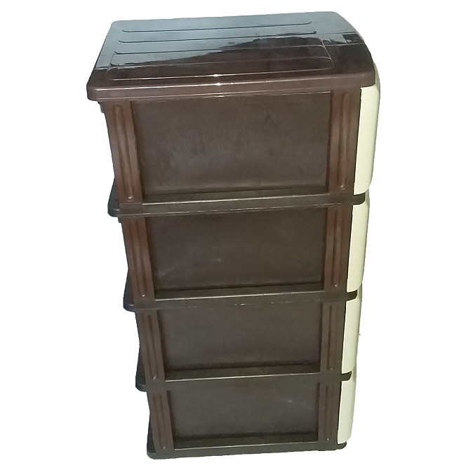Пластиковый комод Гигант. 4 ящика. 92х40х50. Одесса - изображение 3