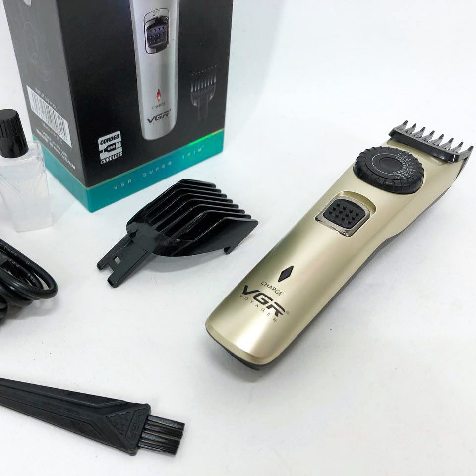 Тример для самостійної стрижки волосся VGR V-031, Бездротова акумуляторна машинка для стрижки волосся XK-89 Київ - фото 18