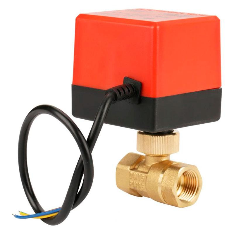 Кульовий кран з електроприводом AC 220V-DN15 Луцьк - фото 1