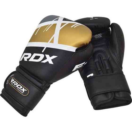 Боксерські рукавички RDX Rex Leather Black 8 ун. Київ