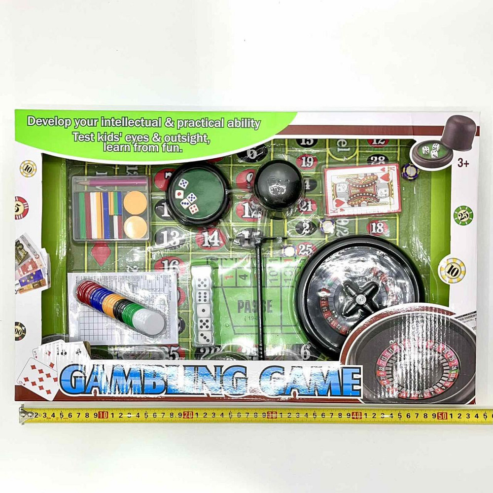 Настільна гра Казино покер рулетка фішки полотно (88130F) Чернігів - фото 7