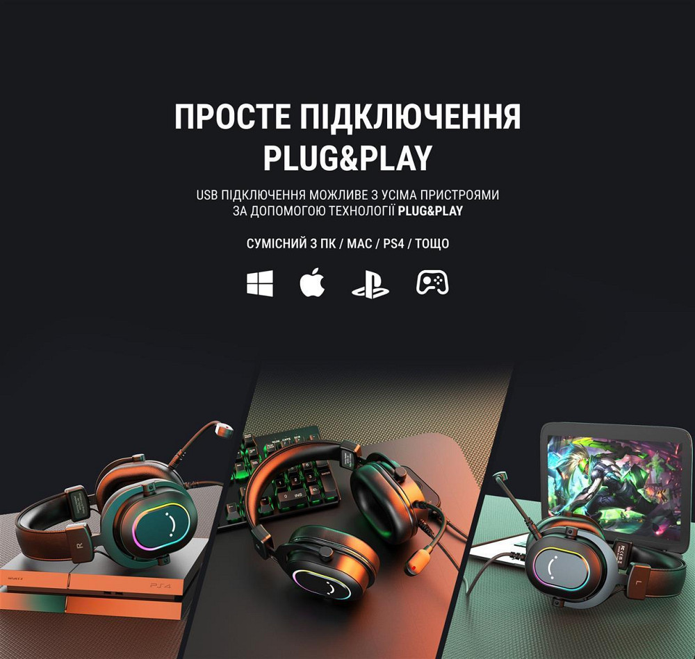 Гарнітура Fifine RGB H6 Black ( 12599 ) Харків - фото 10